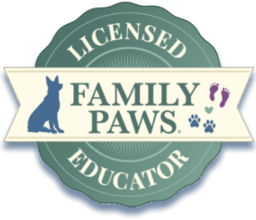 the family paws licensed educator badge